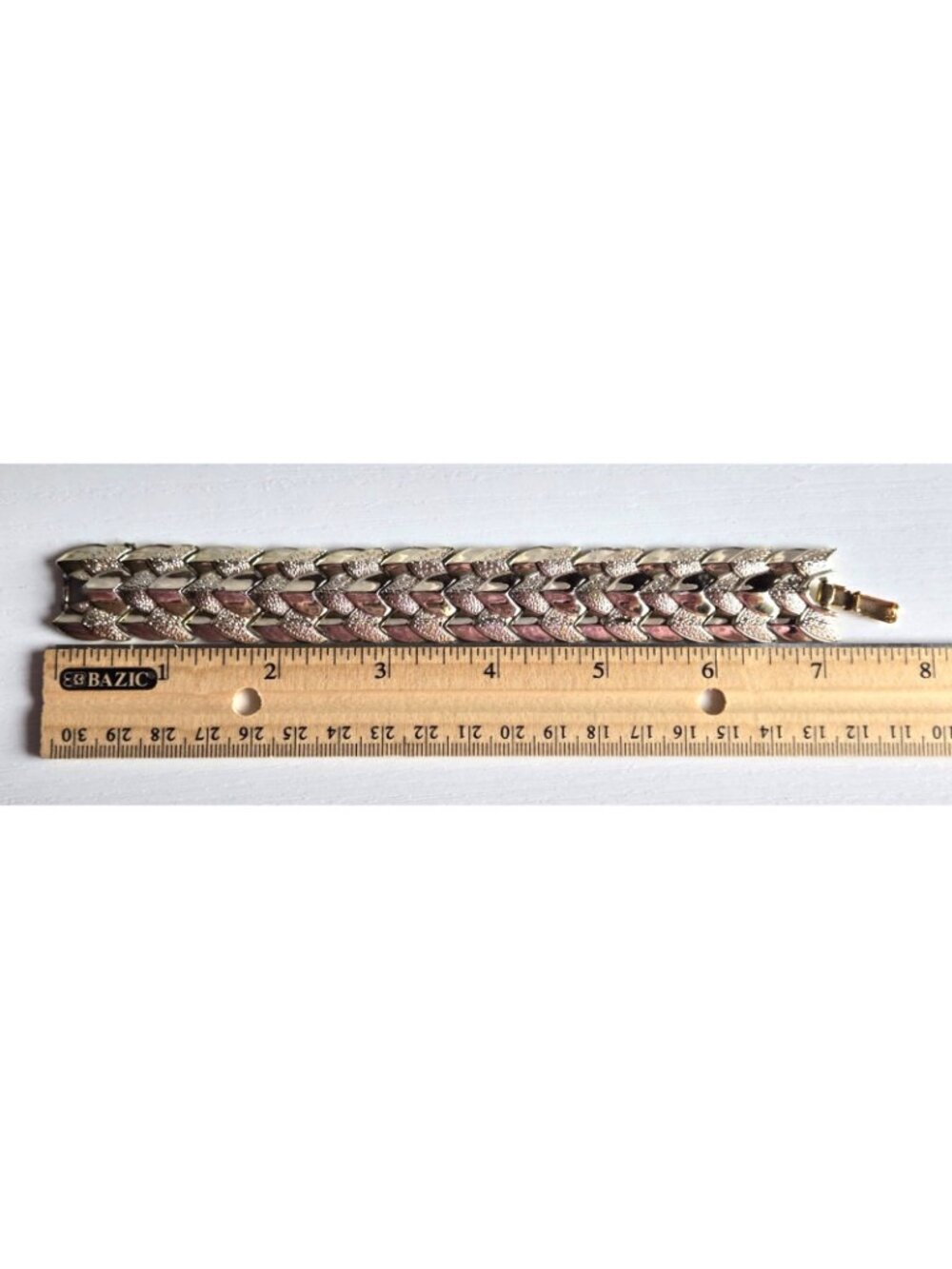 CORO Signed 3-Row Bracelet Elegant Gold Tone Shiny Sparkly Statement Vintage - Picture 7 of 8